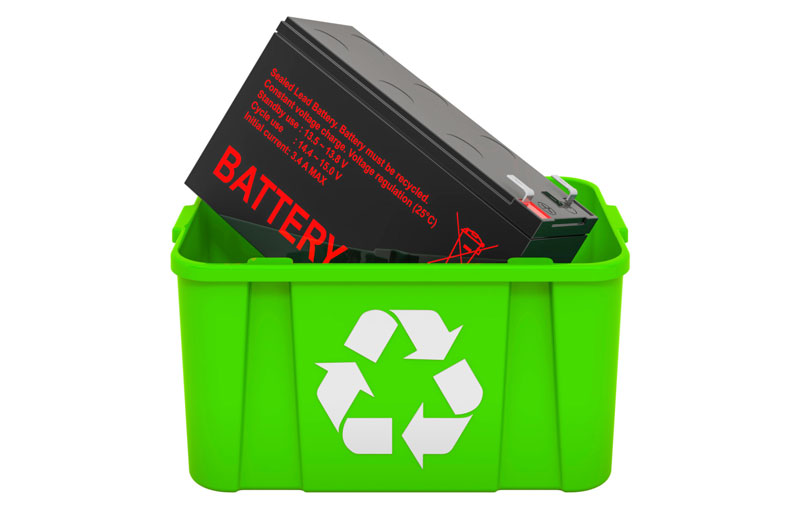 بازیافت باتری یو پی اس