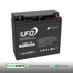باتری یو پی اس 12 ولت 18 آمپر ساعت یوفو UFO